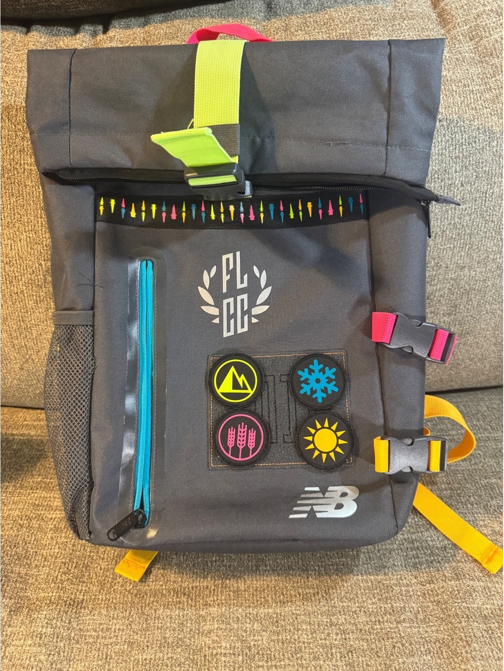 New Balance Foot Locker 2019 Cross Country Region Championship Gray Backpack